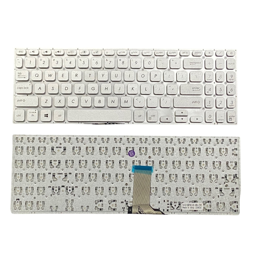 Keyboard for ASUS Vivobook S15 S530 Series Silver