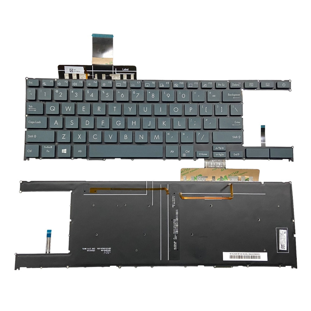 Premium Keyboard for Asus Zenbook Duo UX482EA 0KNB0-562WAR00 with backlight US Layout