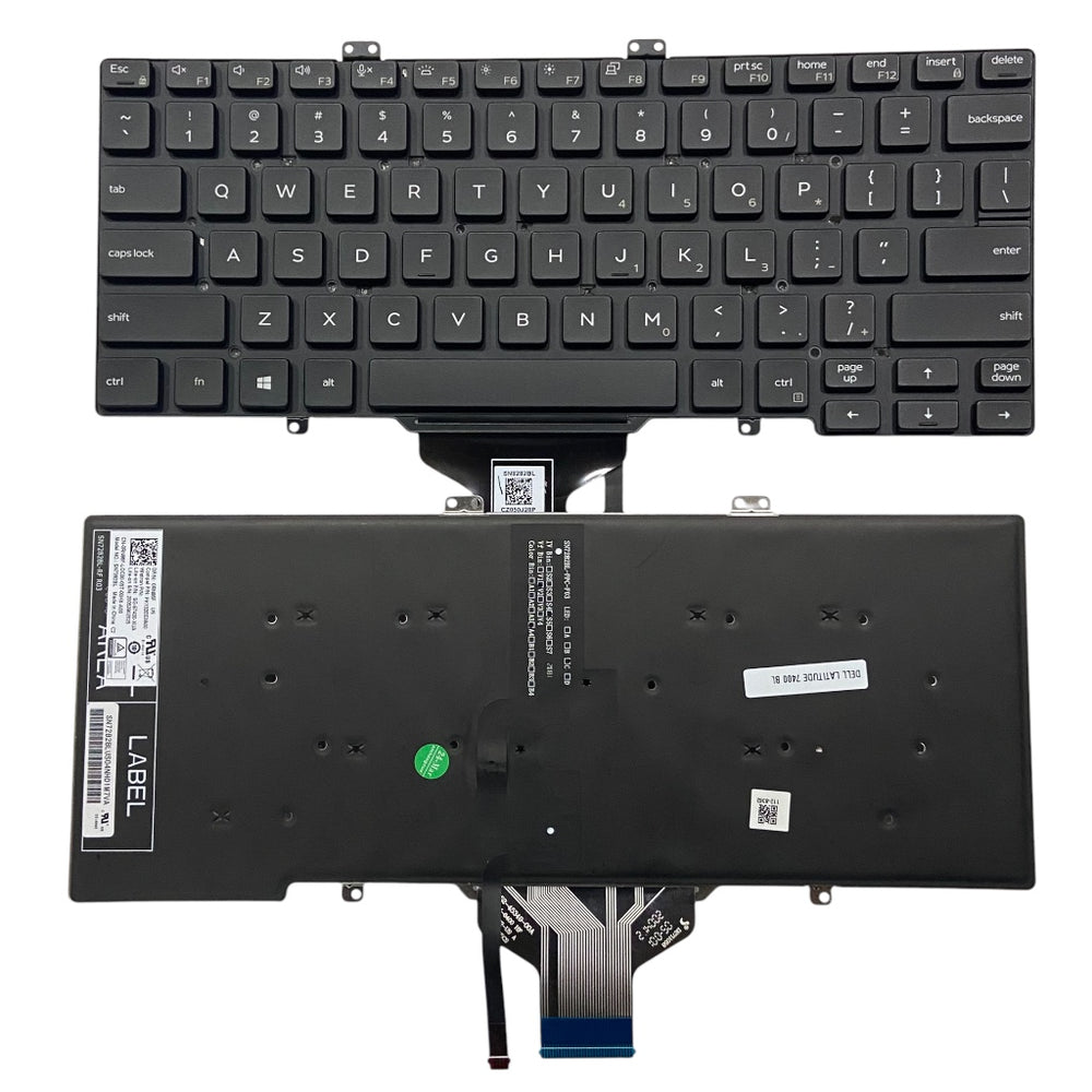 Premium Keyboard for Dell Latitude 7400 with backlight US Layout