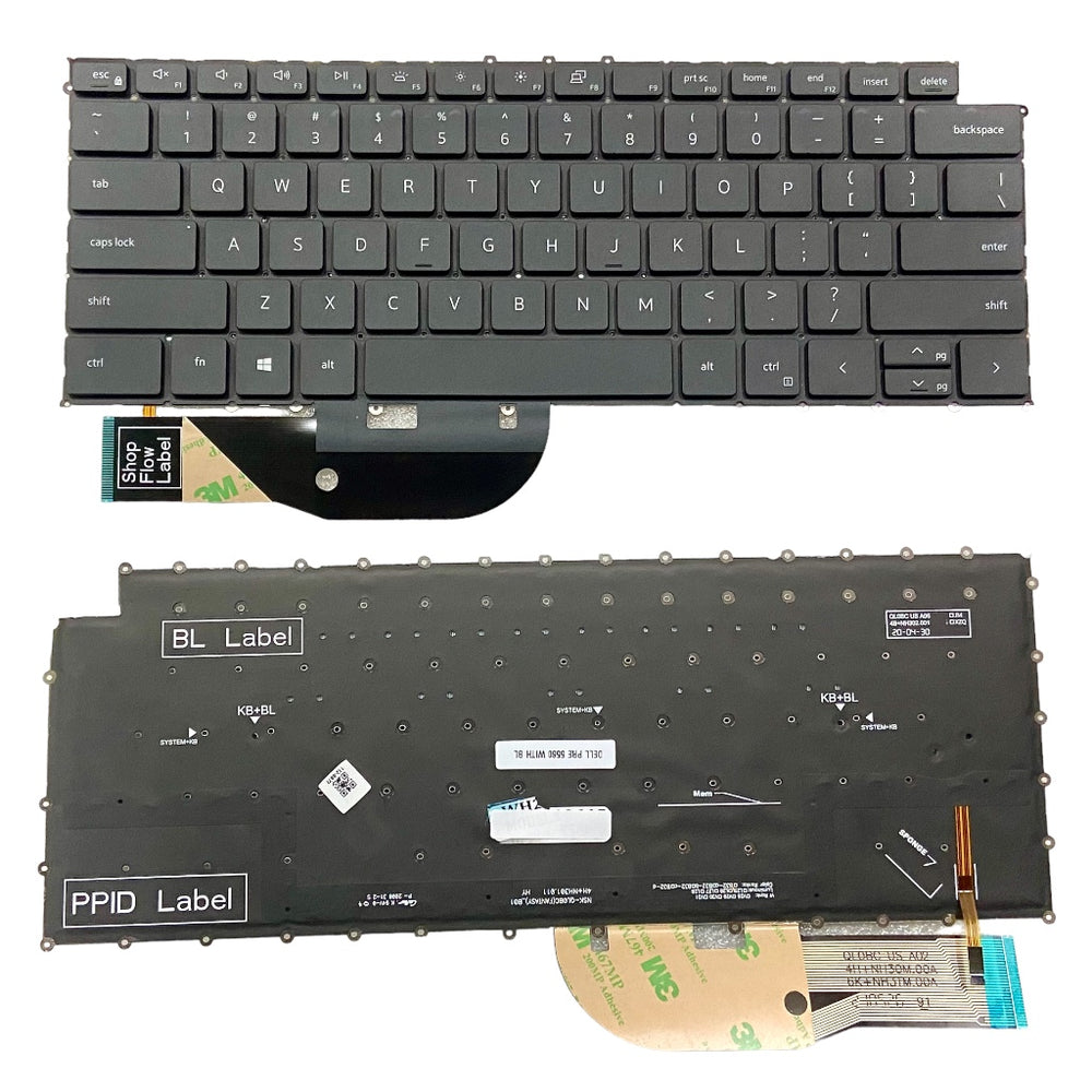 Premium Keyboard for Dell Precision 5550 5560 with backlight US Layout