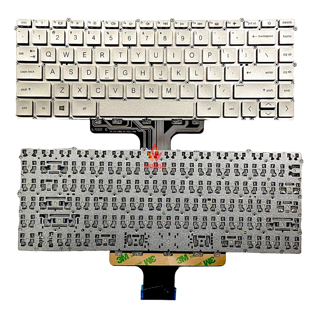 Keyboard for HP Pavilion X360 14-DV 14-EK 14M-DW TPN-Q244 TPN-I137 Silver US Layout