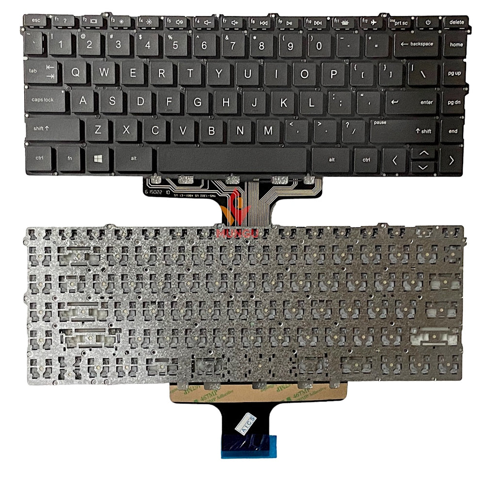 Keyboard for HP Pavilion X360 14-DV 14-DW 14-EK TPN-Q244 TPN-I137 Grey US Layout