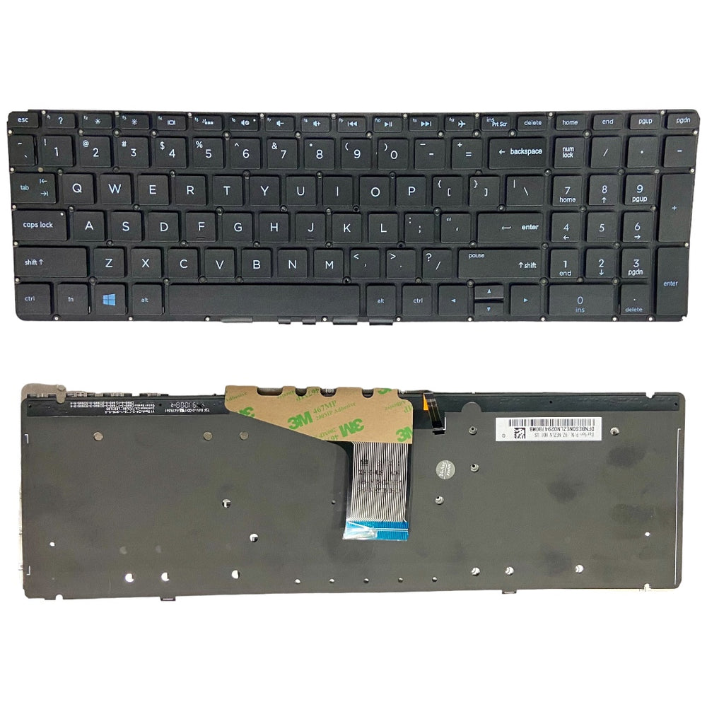 Premium Keyboard for HP Pavilion 15-CH With Blue keys Backlight US layout