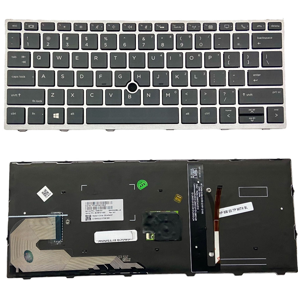 Premium Keyboard for HP Elitebook 830 G5 with Backlight