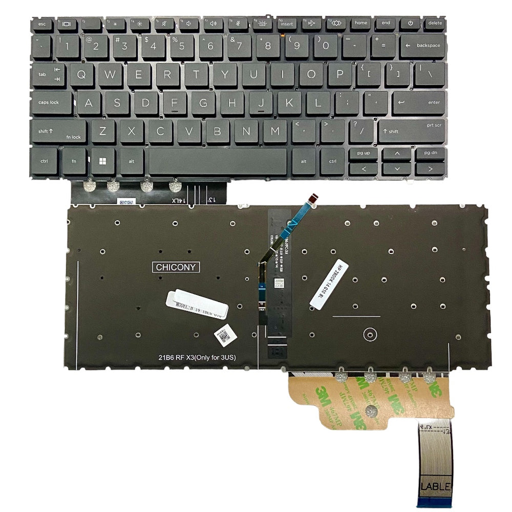 Premium Keyboard for HP Zbook 14 G9 G10 with backlight US Layout