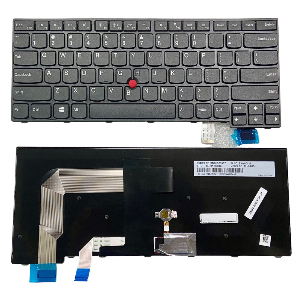 Keyboard for Lenovo Thinkpad T460S with Track Black without backlight