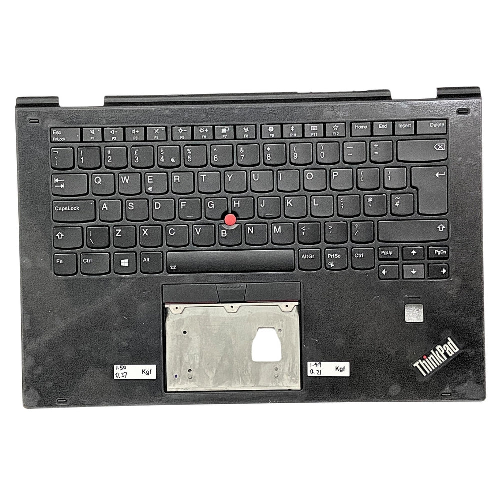 Premium Top cover for Lenovo Yoga X1 2nd Gen with Keyboard with Backlight Type UK 01HY828