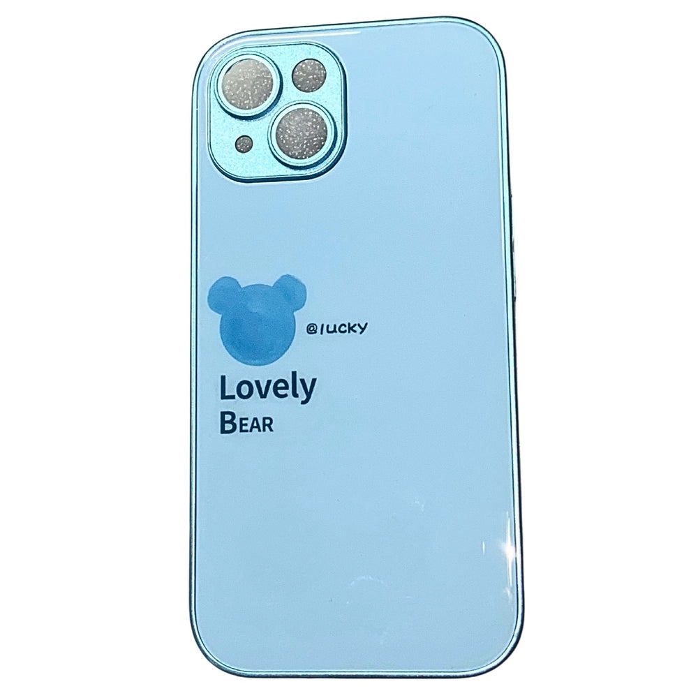 Mungu Premium Back Case for IPhone 15 Bear two colour with Surprised Gift